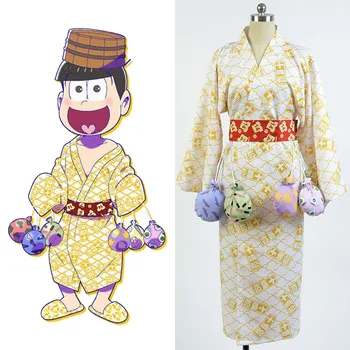 Osomatsu-kun cosplay Touximatsu Yukata Kimono Costume full set bathrobe cosplay Halloween Party Carnival Christmas Costume
Osomatsu-kun cosplay Touximatsu Yukata Kimono Costume full set bathrobe cosplay Halloween Party Carnival Christmas Costume