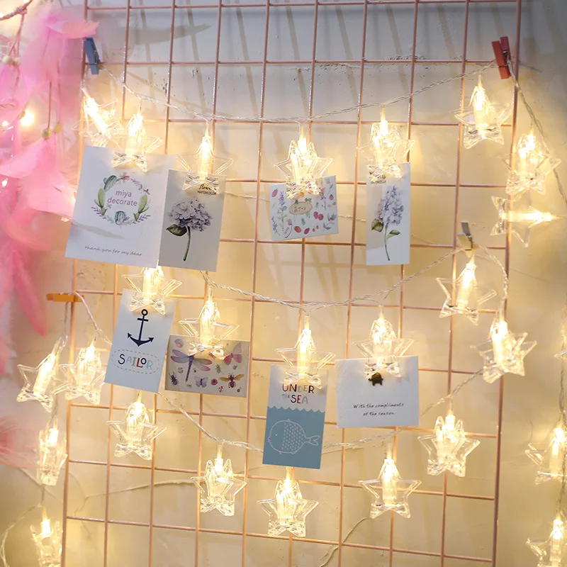 Dorm Bedroom Decorative Photo Clip String Light Twinkle LED String Light with Clips for Hanging Photos Pictures and Cards
Dorm Bedroom Decorative Photo Clip String Light Twinkle LED String Light with Clips for Hanging Photos Pictures and Cards