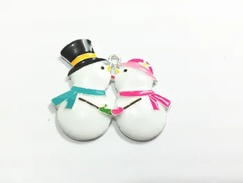 Newest!! 42mm*40mm 10pcs/lot All Enamel Snowman Love Pendants For Valentine's Day Jewelry
Newest!! 42mm*40mm 10pcs/lot All Enamel Snowman Love Pendants For Valentine's Day Jewelry