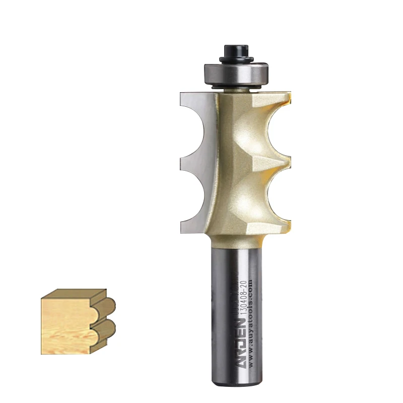 Woodworking Double Bead Arden Router Bit - 1/2*1/4 - 3.17 mm " Shank - Arden A0902158
Woodworking Double Bead Arden Router Bit - 1/2*1/4 - 3.17 mm " Shank - Arden A0902158