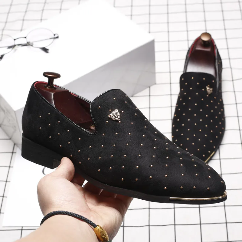 Men Autumn Spring Loafers Male Trendy Suede Party Shoes Moccasins Slip On Shoes Boat Wedding Footwear
Men Autumn Spring Loafers Male Trendy Suede Party Shoes Moccasins Slip On Shoes Boat Wedding Footwear