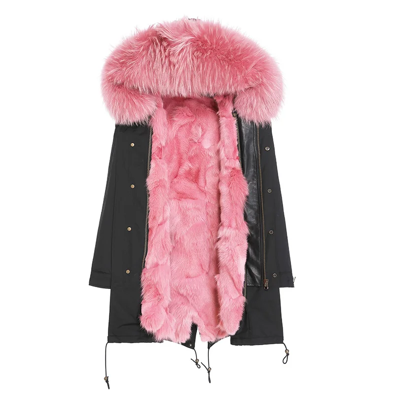 Real Fox Fur Detachable Liner Parka Winter Black Jacket Coats Thick Parkas Real Red Fox Collar Hooded Ladies Outerwear Pink
Real Fox Fur Detachable Liner Parka Winter Black Jacket Coats Thick Parkas Real Red Fox Collar Hooded Ladies Outerwear Pink