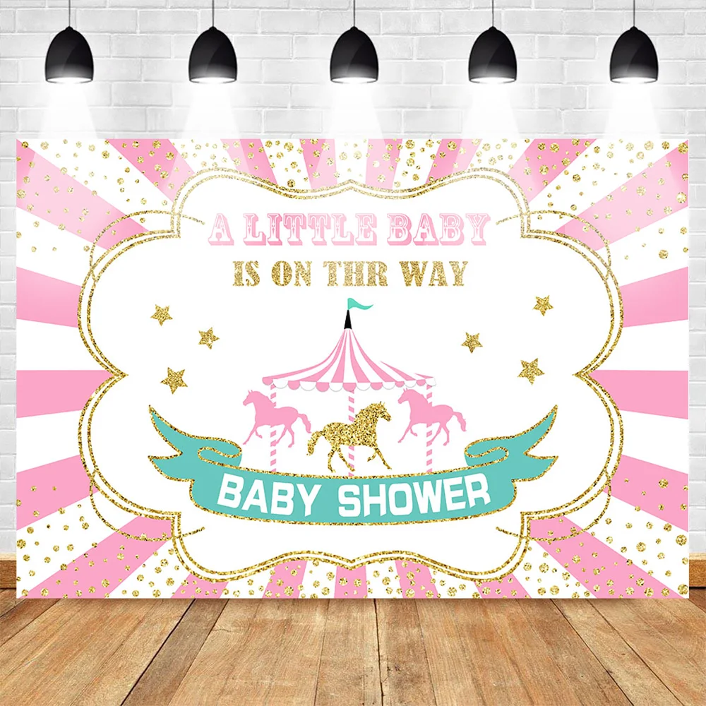Mehofoto Circus Photography Backdrops Photocall Baby Shower Newborn Background Little Baby Horse Stripes Gold Sequins Stars
Mehofoto Circus Photography Backdrops Photocall Baby Shower Newborn Background Little Baby Horse Stripes Gold Sequins Stars