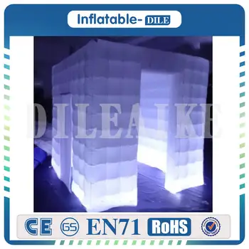 2.4m*2.4m*2.4m LED Inflatable Photo Booth Case Portable Photo Booth Backdrops Customized Wedding Party Photo Booth
2.4m*2.4m*2.4m LED Inflatable Photo Booth Case Portable Photo Booth Backdrops Customized Wedding Party Photo Booth