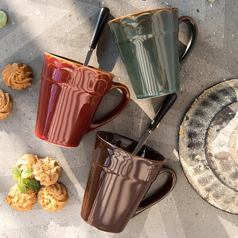 Creative China Coffee Mug with Spoon 250ml Tea Cup Porcelain Tea Mug Ceramic Coffee Cup Valentine's Day Gift Teatime Milk Cup
Creative China Coffee Mug with Spoon 250ml Tea Cup Porcelain Tea Mug Ceramic Coffee Cup Valentine's Day Gift Teatime Milk Cup