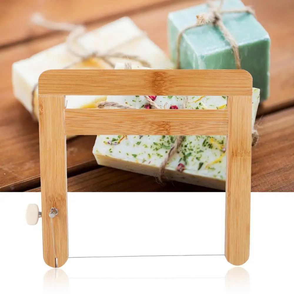 DIY Handmade Soap Tools Adjustable Bamboo Non-stick Soap Cutter For Soap Bread Colorant Cutting Tool Kit
DIY Handmade Soap Tools Adjustable Bamboo Non-stick Soap Cutter For Soap Bread Colorant Cutting Tool Kit