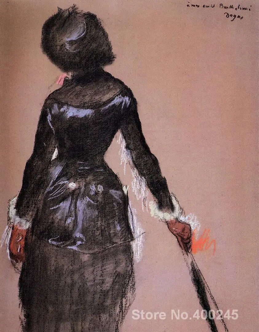 oil paintings Portrait Mary Cassatt at the Louvre (study) by Edgar Degas modern art High quality Hand painted
oil paintings Portrait Mary Cassatt at the Louvre (study) by Edgar Degas modern art High quality Hand painted