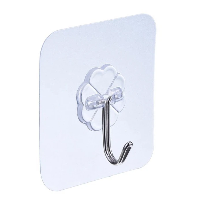 10 Packs Reusable Adhesive Hooks,Transparent Heavy Duty Wall Hooks with No Scratch, Waterproof and Oilproof for Bathroom, Bedr
10 Packs Reusable Adhesive Hooks,Transparent Heavy Duty Wall Hooks with No Scratch, Waterproof and Oilproof for Bathroom, Bedr