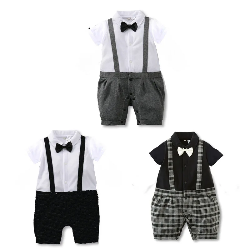 Baby Romper Handsome Gentleman Baby boy Summer Rompers Turn-down Collar Plaid newborn baby jumpsuits 3 colors toddler clothes
Baby Romper Handsome Gentleman Baby boy Summer Rompers Turn-down Collar Plaid newborn baby jumpsuits 3 colors toddler clothes