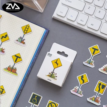 50pcs/box Forest road sign creative sticker diy hand gift bag sealing kawaii decoration adhesive tape Diary stationery stickers
50pcs/box Forest road sign creative sticker diy hand gift bag sealing kawaii decoration adhesive tape Diary stationery stickers