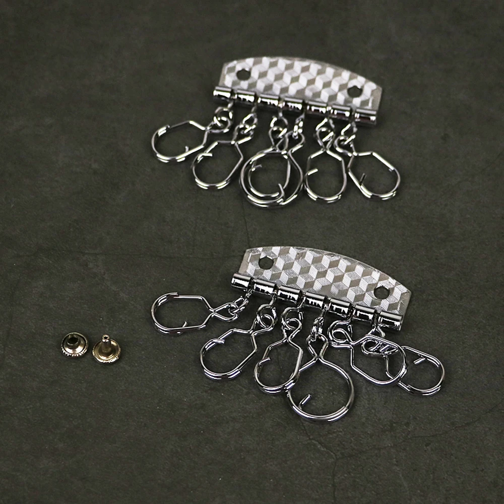 DIY leather craft wallet bag inner key ring 6 rings silver new pattern carved 10pcs/lot
DIY leather craft wallet bag inner key ring 6 rings silver new pattern carved 10pcs/lot