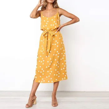 KLV 2019 summer dress Womens latest fashion платье Dress Splitter Buckle Loose Polka Dot Bohemian style Dress free shipping D4
KLV 2019 summer dress Womens latest fashion платье Dress Splitter Buckle Loose Polka Dot Bohemian style Dress free shipping D4