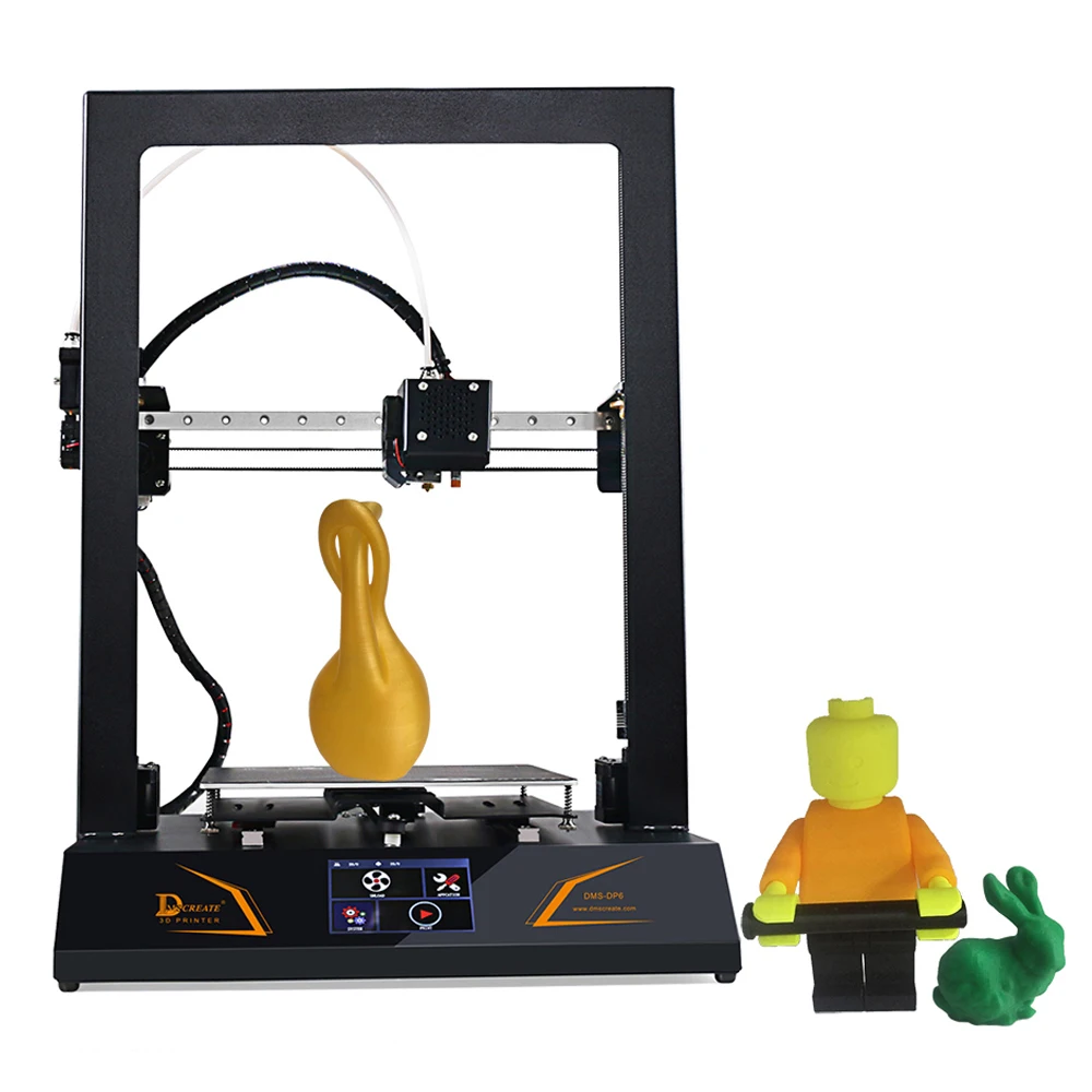 2018 Newest Upgrade DMSCREATE DP6 3D Printer kit Full Metal Frame Linear Guide 2 steps install,24V Power supply,200W Hot bed 
2018 Newest Upgrade DMSCREATE DP6 3D Printer kit Full Metal Frame Linear Guide 2 steps install,24V Power supply,200W Hot bed