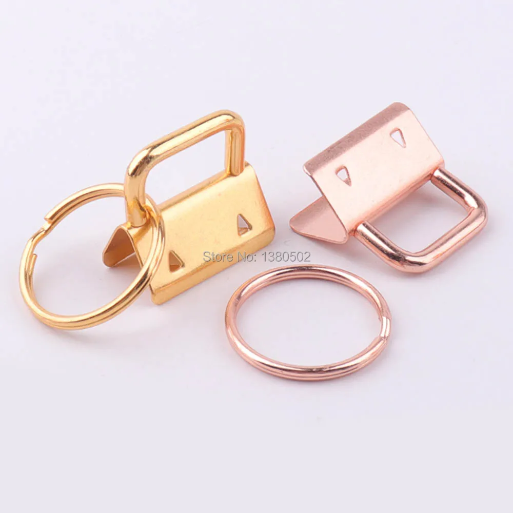 30pcs /lot 25mm 1inch Rose Gold/Gold Color Key Fob Hardware with key ring Split ring buckle For lanyard Webbing
30pcs /lot 25mm 1inch Rose Gold/Gold Color Key Fob Hardware with key ring Split ring buckle For lanyard Webbing