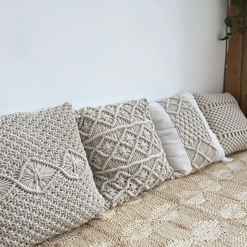 Linen Cotton Geometric Thread Hand-woven Cushion Cover Handmade Bohemian Car Pillow Cover Home Decoration Sofa Bed Decoration
Linen Cotton Geometric Thread Hand-woven Cushion Cover Handmade Bohemian Car Pillow Cover Home Decoration Sofa Bed Decoration