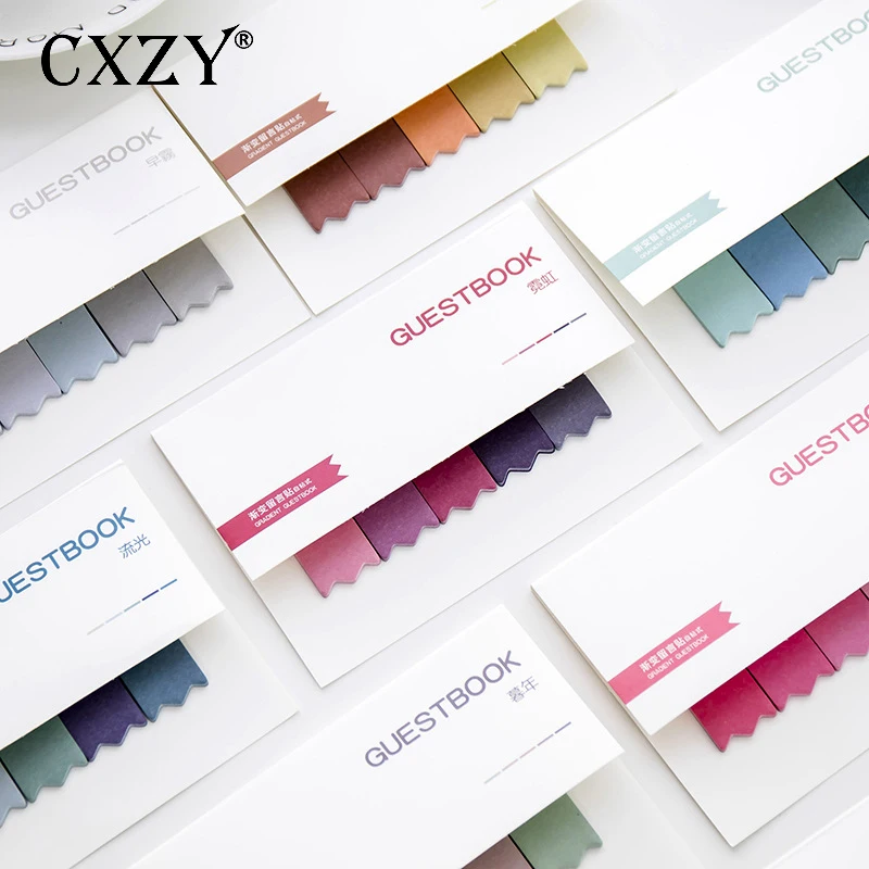 CXZY 2PCS Gradient sticky note kawaii memo pad Planner stickers scrapbooking masking cute stationery item list stationery 3B801
CXZY 2PCS Gradient sticky note kawaii memo pad Planner stickers scrapbooking masking cute stationery item list stationery 3B801