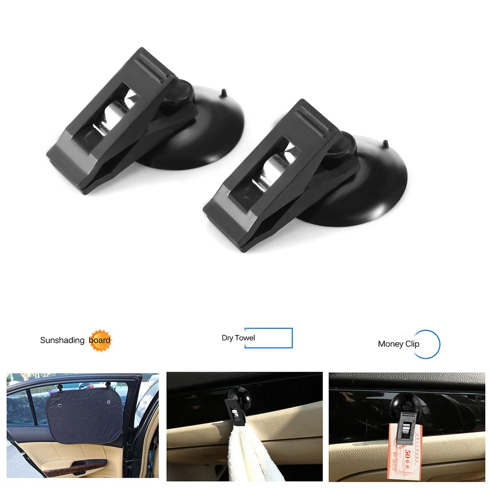 Car Interior Window Mount Suction Sucker Clips Hook for Sunshade Curtain Towel Ticket
Car Interior Window Mount Suction Sucker Clips Hook for Sunshade Curtain Towel Ticket