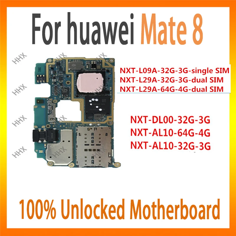 For Huawei Mate 8 motherboard NXT-L09A-32G-3G NXT-L29A-32G-3G NXT-L29A-64G-4G NXT-DL00-32G-3G NXT-AL10-64G-4G NXT-AL10-32G-3G
For Huawei Mate 8 motherboard NXT-L09A-32G-3G NXT-L29A-32G-3G NXT-L29A-64G-4G NXT-DL00-32G-3G NXT-AL10-64G-4G NXT-AL10-32G-3G