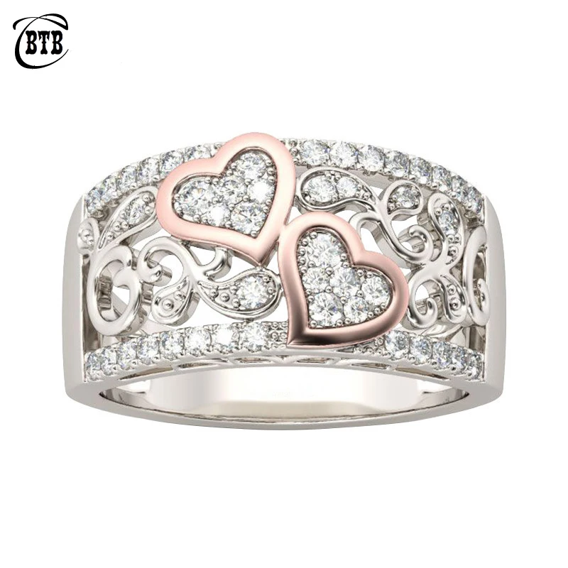 Fashion Jewelry Design Wedding Band Ring for Women Rose Gold Color CZ Stone Female Finger Ring Love Gifts Drop Shipping
Fashion Jewelry Design Wedding Band Ring for Women Rose Gold Color CZ Stone Female Finger Ring Love Gifts Drop Shipping