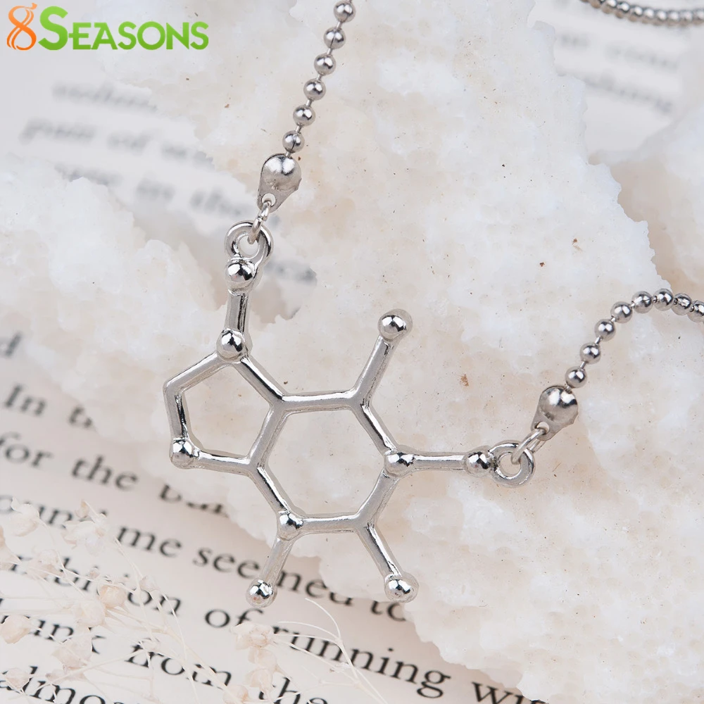 8SEASONS New Fashion Chemistry Science Necklace Cell Connector Ball Chain Silver Tone Color 51.0cm(20 1/8") long, 1 Piece
8SEASONS New Fashion Chemistry Science Necklace Cell Connector Ball Chain Silver Tone Color 51.0cm(20 1/8") long, 1 Piece