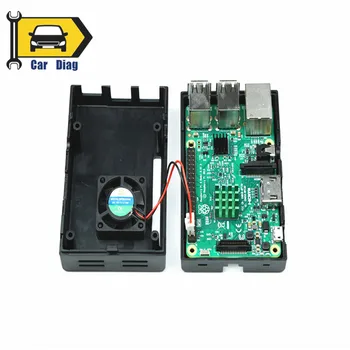 Original Black ABS Case Enclosure Box With Mini Cooling Fan And Heatsink Kit For Raspberry Pi 3B
Original Black ABS Case Enclosure Box With Mini Cooling Fan And Heatsink Kit For Raspberry Pi 3B
