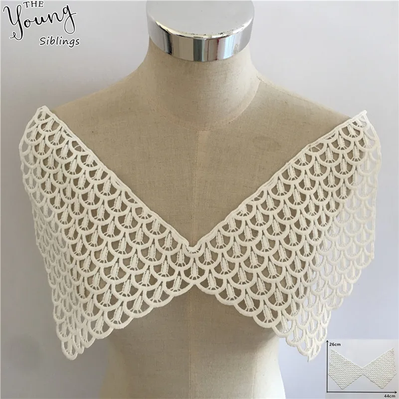 Embroidery Hollow out White Lace collar Applique DIY Sewing Neckline Fabric Women Clothing Accessories Craft supplies YL1711
Embroidery Hollow out White Lace collar Applique DIY Sewing Neckline Fabric Women Clothing Accessories Craft supplies YL1711