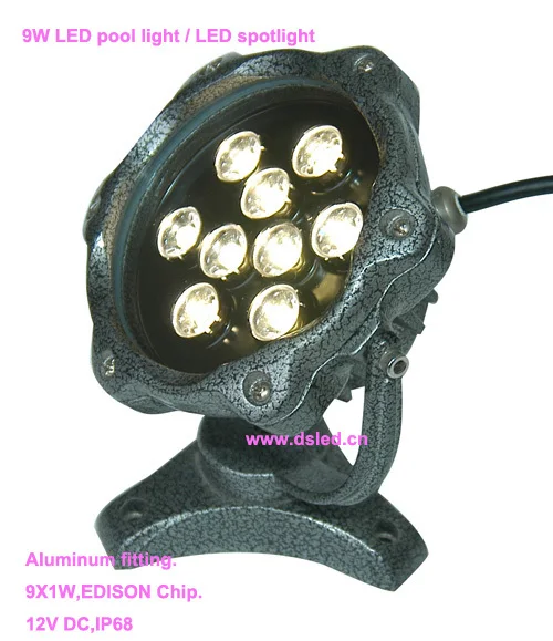 CE,IP68,high power 9W underwater LED light,LED pool light,12VDC,DS-10-57-9W,12V DC,9X1W,Aluminum fitting,2-Year warranty
CE,IP68,high power 9W underwater LED light,LED pool light,12VDC,DS-10-57-9W,12V DC,9X1W,Aluminum fitting,2-Year warranty