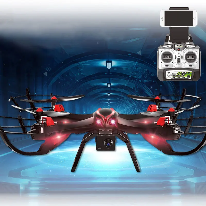 Professional 1327 rc drone with HD camera 2.4G 4CH WIFI FPV Real Time transmission RC helicopter quadcopter vsTarantula X6 U842
Professional 1327 rc drone with HD camera 2.4G 4CH WIFI FPV Real Time transmission RC helicopter quadcopter vsTarantula X6 U842