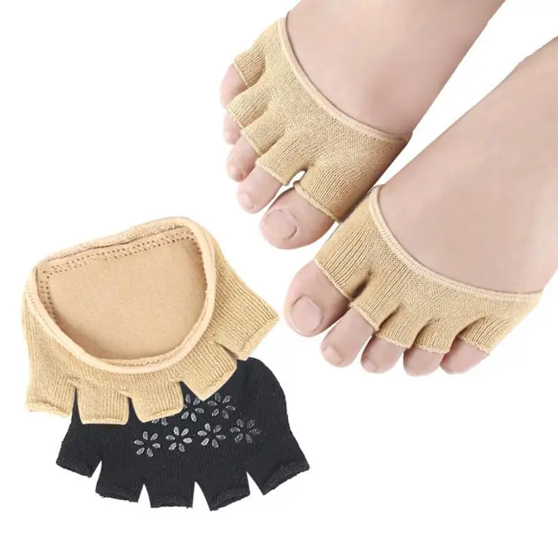 Silicone Anti-slip Socks Lining Open Toe Heelless Liner Cotton Socks With Invisible Forefoot Cushion Foot Socks for Women Men
Silicone Anti-slip Socks Lining Open Toe Heelless Liner Cotton Socks With Invisible Forefoot Cushion Foot Socks for Women Men