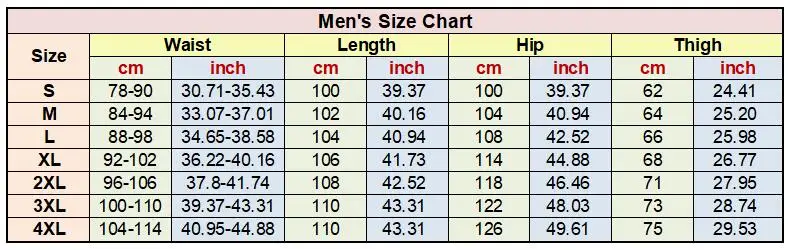 size men