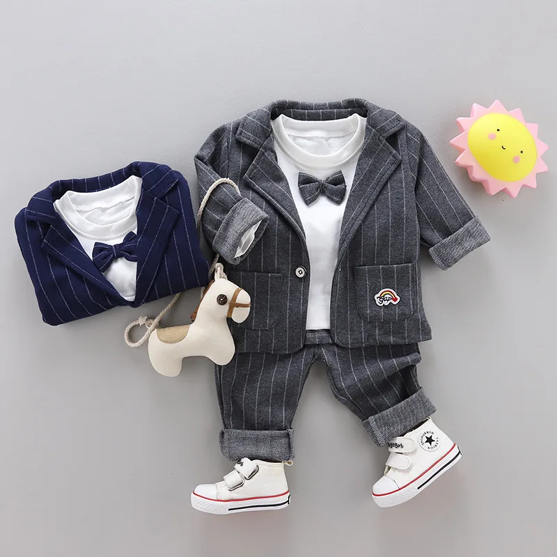 2019 New Baby Boys Clothes birthday wedding gentleman Suits shirt+pants+vest+Bow tie spring Cotton Plaid Infant Clothes Set
2019 New Baby Boys Clothes birthday wedding gentleman Suits shirt+pants+vest+Bow tie spring Cotton Plaid Infant Clothes Set