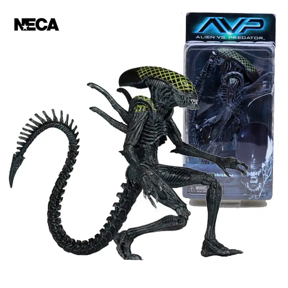 Neca Avpエイリアンvsプレデター取り除くエイリアンxenomorph半透明プロトタイプスーツ戦士エイリアンacttionフィギュア模型玩具 Gooum