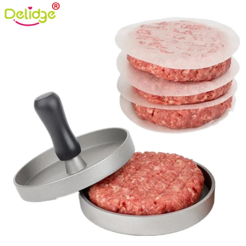 Delidge 1 Set Round Shape Hamburger Press Aluminum Alloy 11 cm Hamburger Meat Beef Grill Burger Press Patty Maker Mold
Delidge 1 Set Round Shape Hamburger Press Aluminum Alloy 11 cm Hamburger Meat Beef Grill Burger Press Patty Maker Mold