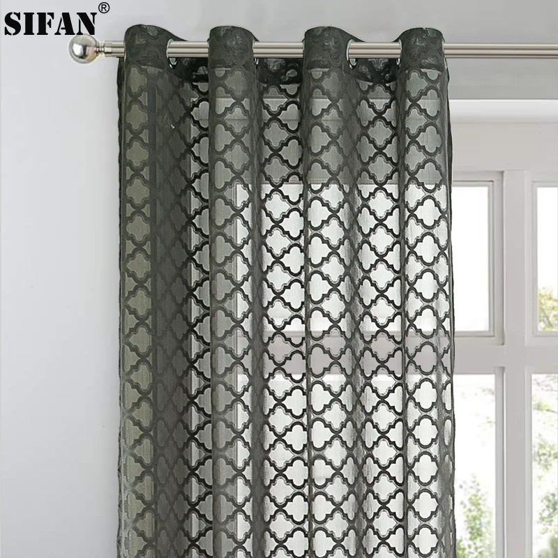Geometric Jacquard tulle window curtains for living room the bedroom modern tulle curtains for window thick fabric blinds drapes
Geometric Jacquard tulle window curtains for living room the bedroom modern tulle curtains for window thick fabric blinds drapes