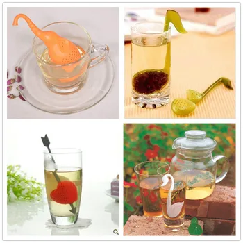 Heart shape Small Elephant Tea Strainer High Quality Silicone Swan Animal loose-leaf Tea Infuser Filter Diffuser Fun Tea balls
Heart shape Small Elephant Tea Strainer High Quality Silicone Swan Animal loose-leaf Tea Infuser Filter Diffuser Fun Tea balls