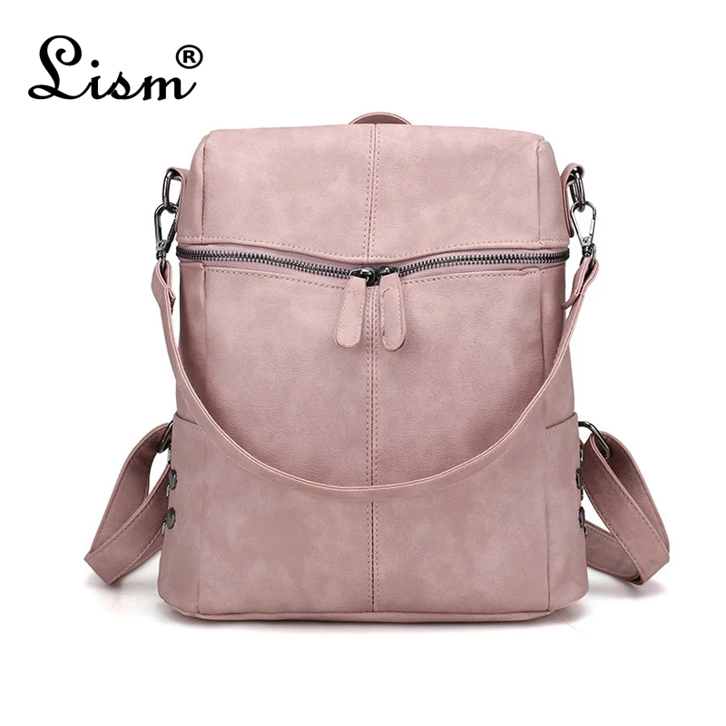 2019 backpack for woman PU Leather Backpack backpack fashionable Woman Mochila Feminine casual Large Capacity Vintage shoulder b
2019 backpack for woman PU Leather Backpack backpack fashionable Woman Mochila Feminine casual Large Capacity Vintage shoulder b