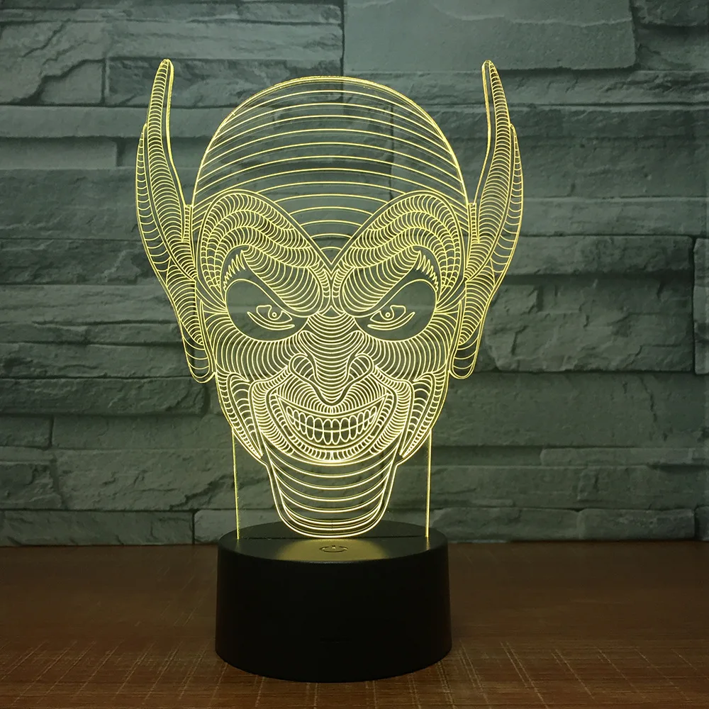 Led New Strange King Mask 3d Visual Lamp Creative Remote Control Colorful Usb Wholesale Night Light Christmas decorations
Led New Strange King Mask 3d Visual Lamp Creative Remote Control Colorful Usb Wholesale Night Light Christmas decorations
