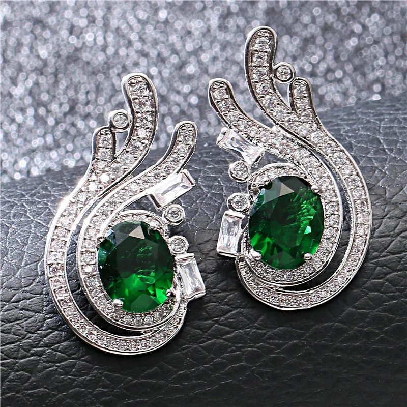 Unique Personality Zircon Korean Women Wedding Earrings 2019 Brincos Silver Color Stud Earrings Fashion Jewelry
Unique Personality Zircon Korean Women Wedding Earrings 2019 Brincos Silver Color Stud Earrings Fashion Jewelry