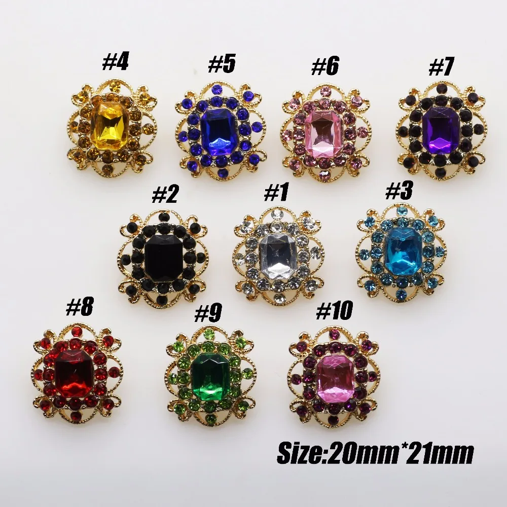 New 10pcs/lot 20*21mm Top quality Metal buttons Rhinestone button for clothing Accessories Sewing handmade decorative
New 10pcs/lot 20*21mm Top quality Metal buttons Rhinestone button for clothing Accessories Sewing handmade decorative