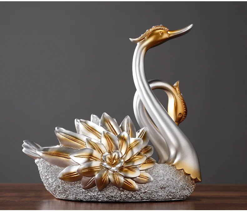 Waliicorners Creative Crafts Resin Red Wine Holder Frame Swan Horse Deer Antlers Room Decoration Cattle Porcelain Animal Figurines 12 HTB1p2XyeEuF3KVjSZK9q6zVtXXal