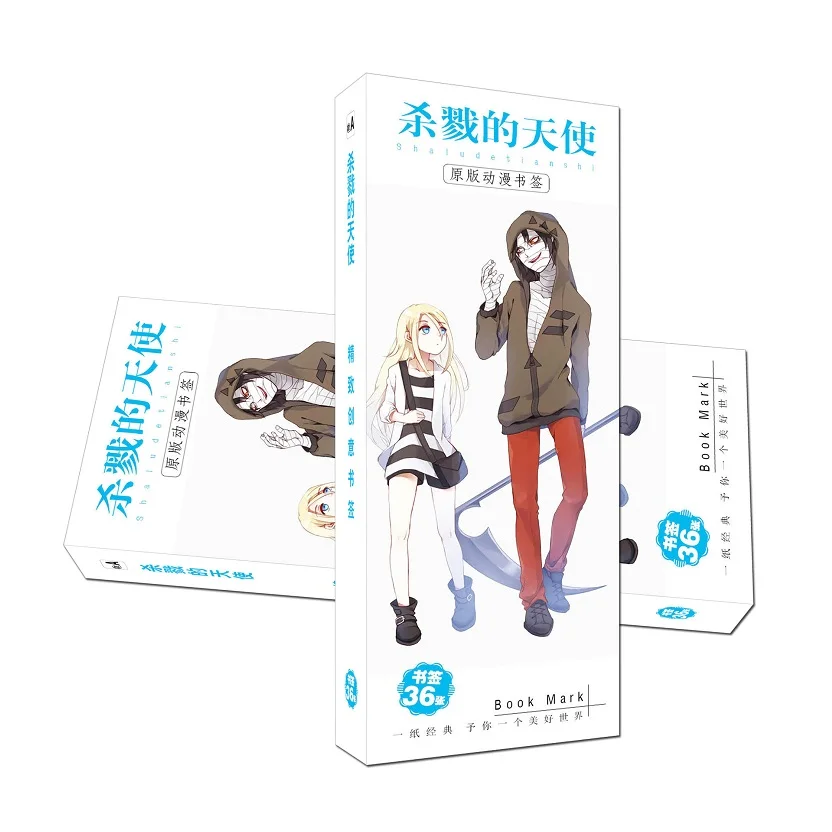 36 Pcs/Set New Anime Angels of Death Paper Bookmark Stationery Bookmarks Book Holder Message Card
36 Pcs/Set New Anime Angels of Death Paper Bookmark Stationery Bookmarks Book Holder Message Card