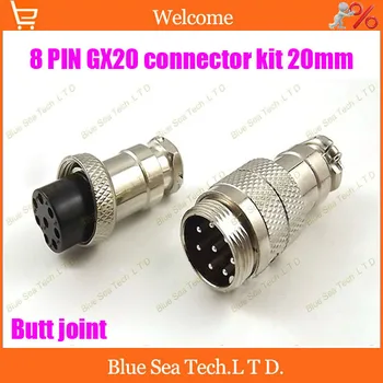 8 Pin 20mm Male & Female Butt joint Connector kit GX20 Socket+Plug,RS765 Aviation plug interface,circular connector
8 Pin 20mm Male & Female Butt joint Connector kit GX20 Socket+Plug,RS765 Aviation plug interface,circular connector