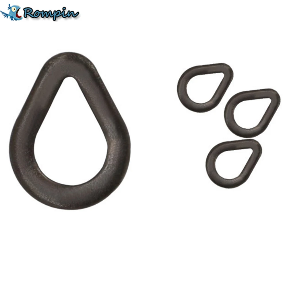 Rompin 100pcs/lot Carp Fishing Pear Shape Rig Rings Loops Swivels Carping Terminal Tackle Matt Black Color S M L Size
Rompin 100pcs/lot Carp Fishing Pear Shape Rig Rings Loops Swivels Carping Terminal Tackle Matt Black Color S M L Size