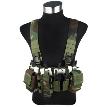 2016 Woodland D3-CR 556 Light Tactical Chest Rig Genuine 500D Cordura Chest Carrier WL tactical Chest rig Anti-glare fabric
2016 Woodland D3-CR 556 Light Tactical Chest Rig Genuine 500D Cordura Chest Carrier WL tactical Chest rig Anti-glare fabric