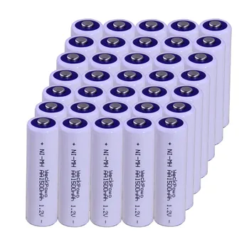 Real capacity! 35 pcs AA 1.2V NIMH AA rechargeable batteries 1500mah for camera razor toy remote control flashlight yeckpowo
Real capacity! 35 pcs AA 1.2V NIMH AA rechargeable batteries 1500mah for camera razor toy remote control flashlight yeckpowo