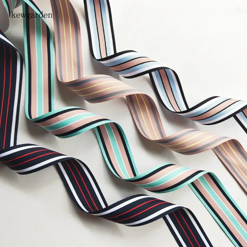 Kewgarden Stripe Dyed Ribbons 1.5" 40mm Handmade Tape DIY Brooch Bowknot Flower Packing Satin Riband Webbing 5 Meters / lot
Kewgarden Stripe Dyed Ribbons 1.5" 40mm Handmade Tape DIY Brooch Bowknot Flower Packing Satin Riband Webbing 5 Meters / lot