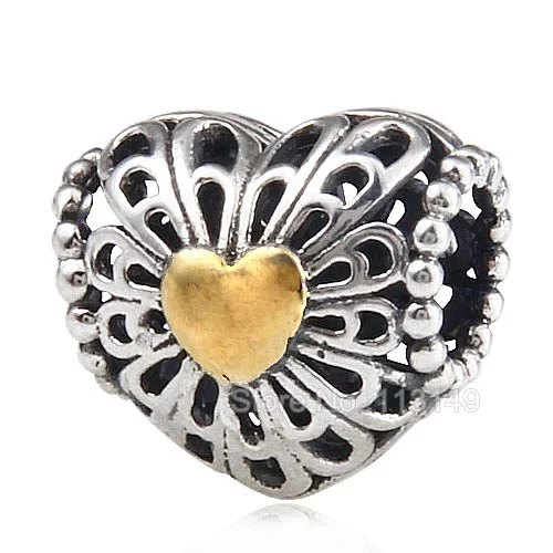 Vintage Tone Hollow Heart Authentic 925 Sterling Silver European Charm Beads Jewelry Accessories SGPB4120
Vintage Tone Hollow Heart Authentic 925 Sterling Silver European Charm Beads Jewelry Accessories SGPB4120