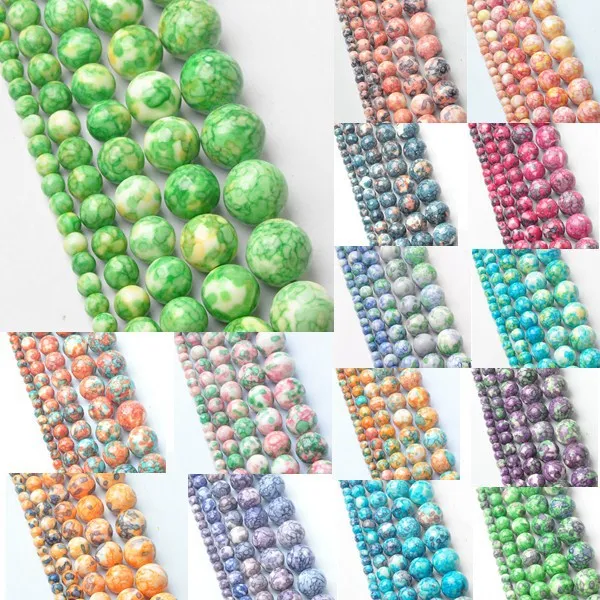 LNRRABC About 35 piece/lot 10mm Colorful Rainbow Round Stone Loose Spacer Beads For Jewelry Making Mix Lots
LNRRABC About 35 piece/lot 10mm Colorful Rainbow Round Stone Loose Spacer Beads For Jewelry Making Mix Lots
