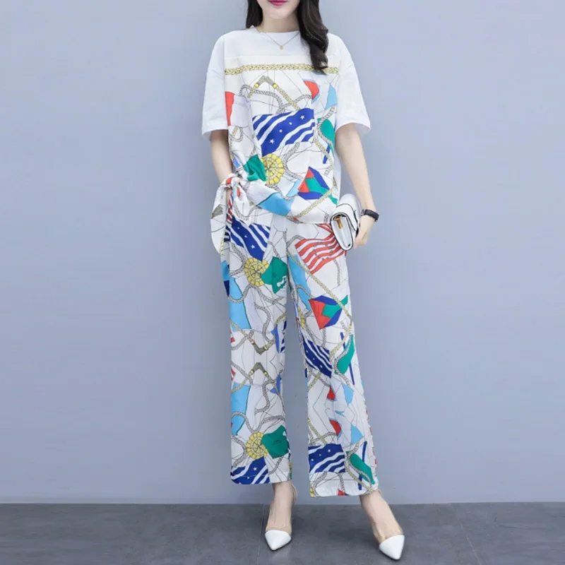 Two Piece Set Women Short Sleeve Blouse Shirt And Wide Leg Pant Sets 2019 New Summer Fashion Elegant Runway Vintage Pants Suit
Two Piece Set Women Short Sleeve Blouse Shirt And Wide Leg Pant Sets 2019 New Summer Fashion Elegant Runway Vintage Pants Suit