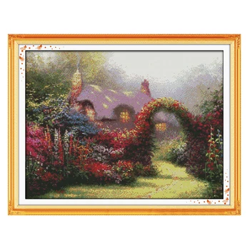 Joy Sunday crossstitch Garden cabin flower scenic DMC14CT11CTcottonfabric livingroom dininghall restaurant home hotel painting
Joy Sunday crossstitch Garden cabin flower scenic DMC14CT11CTcottonfabric livingroom dininghall restaurant home hotel painting